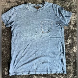 Wesc Denim Blue Pocket T-Shirt